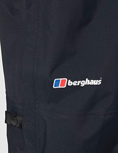 Berghaus Regenhose Standard Leg Paclite Pants Pantalones para Caminar, Uomo, Black, 2XL