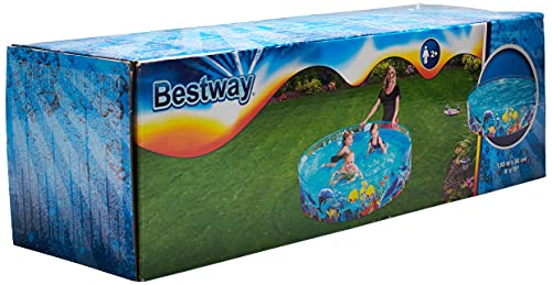 Bestway 55030 - Piscina Infantil Fill N' Fun 183 cm Animales Marinos