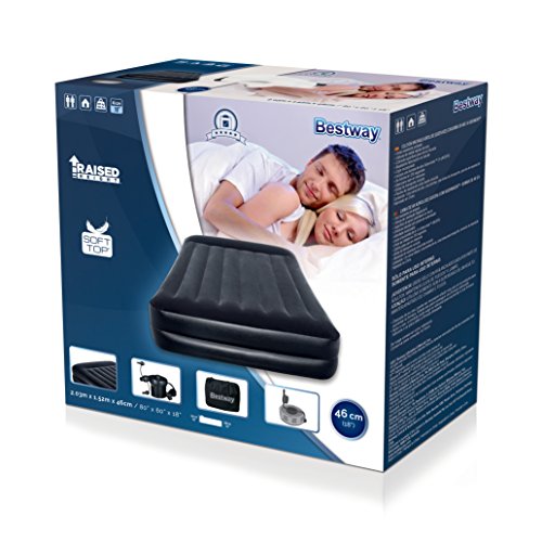 Bestway 8321120 Cama inflable doble con bomba exterior 220v 203x152x48