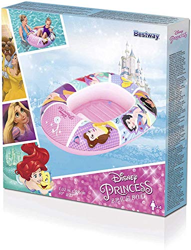 Bestway 91044 - Barca Hinchable Infantil Disney Princess 102x69 cm