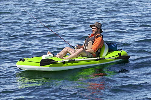 BESTWAY - Kayak Hinchable Hydro-Force Koracle 270 x 100 cm Individual con Remo y Bomba