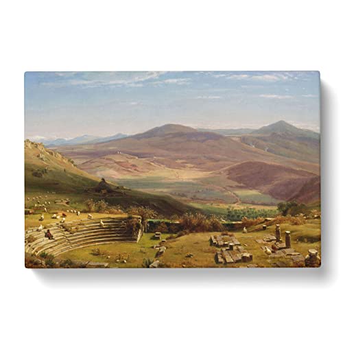 Big Box Art T.W. Whittredge-Lienzo Decorativo, diseño de montañas de Tosculum y Albano, Multicolor, 30 x 20 Inch (76 x 50 cm)