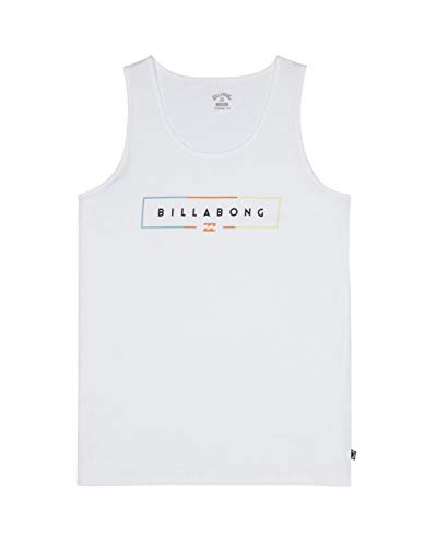 Billabong Unity Tank Camiseta sin Mangas, Hombre, Blanco (White), S