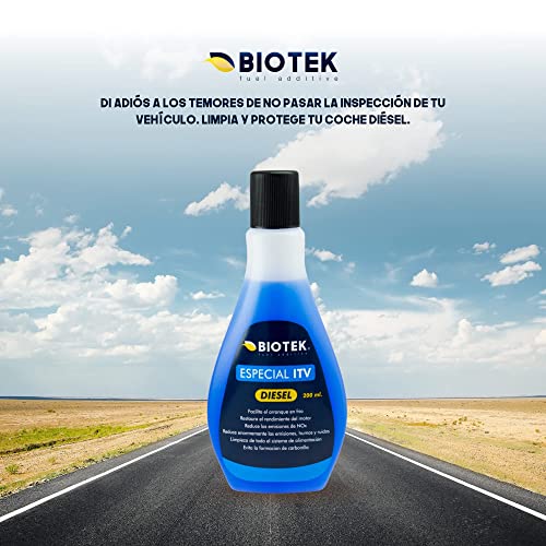 Biotek Fuel Additive - Aditivo Pre ITV Diesel Fórmula Ultra Concentrada