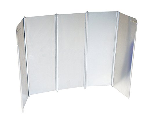 Bo-Camp 1509225_Gris Pareja de protección de cocción, Plata, 26 x 49 cm