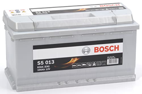 Bosch S5013 Batería de coche 100A/h 830A tecnología de plomo-ácido para vehículos sin sistema Start y Stop