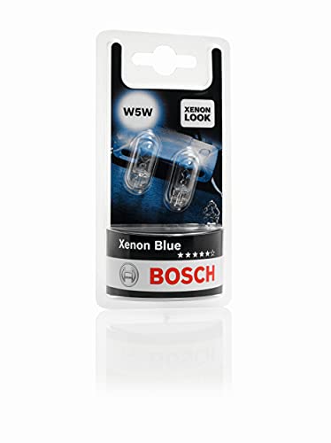 Bosch W5W Xenon Blue Lámparas para vehículos - 12 V 5 W W2,1x9,5d - Lámparas x2
