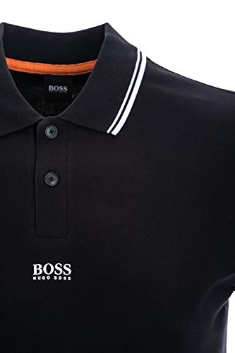 BOSS Pchup 1 10191116 01, Camisa de Polo, para Hombre, Negro (Black 1), S