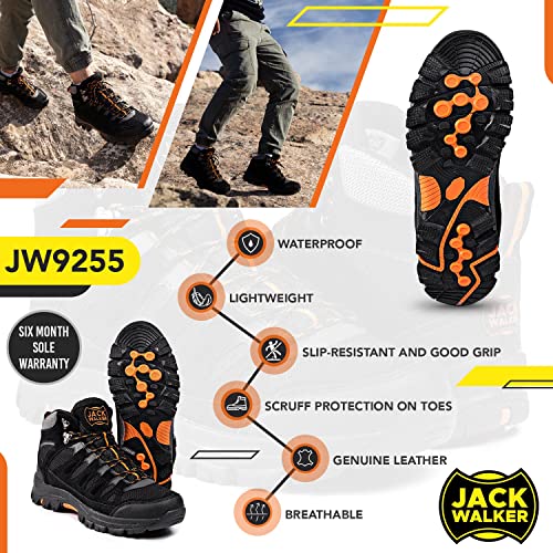 Botas Impermeables para Caminar Ligeras Transpirables para Senderismo JW9255 Jack Walker (42 EU)