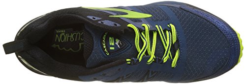 Brooks Cascadia 12, Zapatillas de Running para Asfalto Hombre, Multicolor (Blue/Black/Nightlife 1d419), 46.5 EU