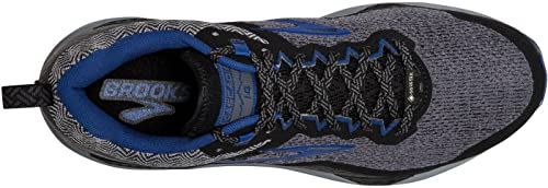 Brooks Cascadia 14 GTX - Zapatillas de correr para hombre, color negro, gris y azul, color, talla 43 EU