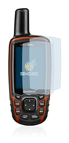BROTECT Protector Pantalla Compatible con Garmin GPSMAP 64s Protector Transparente (2 Unidades) Anti-Huellas