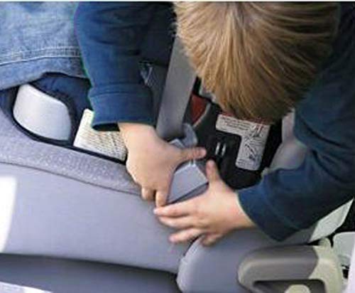 Buckle Guard Funda para cinturón de seguridad para niños y niños, accesorios para equipos de cinturón de seguridad – 2 por paquete