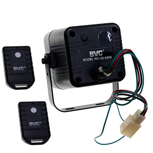 BVC JG-800 - Alarma para Coche y Moto - Alarma Universal Antirrobo Sirena con Mando a Distancia
