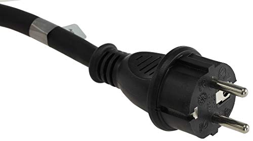 Cable adaptador de clavija de contacto de tierra a acoplamiento CEE