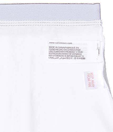 Calvin Klein 2 Pack Trunks Bóxers, 1 Grey Heather/1 White, 10-12 Años (Pack de 2) para Niños