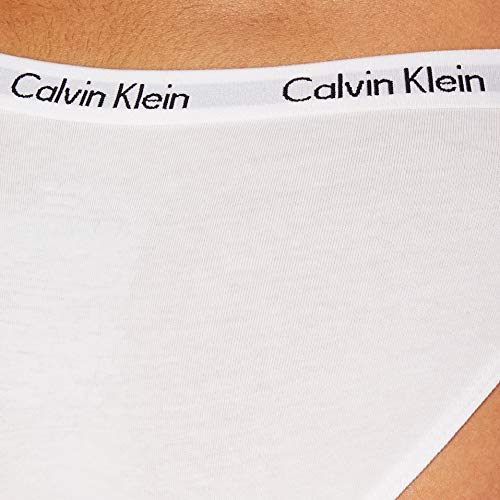 Calvin Klein Carousel Bikini para Mujer, Blanco (White 100), Large