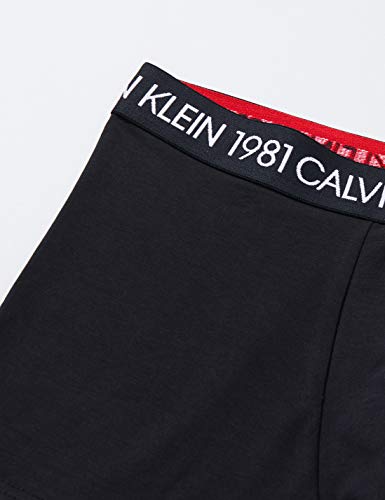 Calvin Klein Hombre 1981 Bold Trunks, Negro, XL