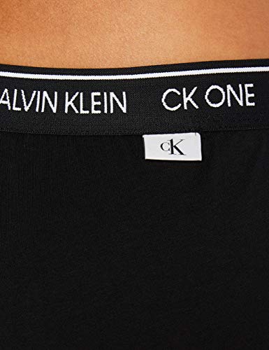 Calvin Klein Sleep Pant Pantalones de Pijama, Black, XL para Mujer