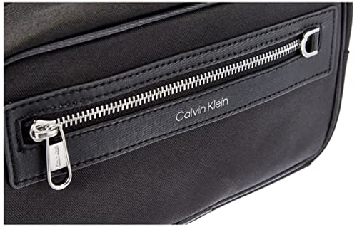 Calvin Klein Urban Pro-Neceser, Accesorio de Viaje-Billetera Plegable Triple para Hombre, Schwarz, Talla única