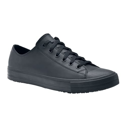 Calzado informal de cuero 38649-43/9 DELRAY UNISEX de Shoes for Crews, para hombres y mujeres, antideslizante, número 43, Negro