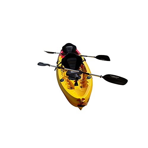 Cambridge Kayaks ES, Sun Fish TÁNDEM SÓLO 2 + 1 Rojo con Amarillo, RIGIDO