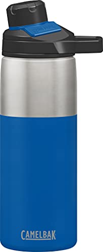 Camelbak Unisex Chute Mag botella de cobalto inoxidable al vacío, 500 azul, 20 onzas