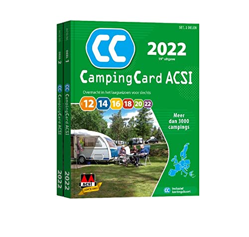 CampingCard ACSI 2022 set 2 delen Language - Dutch (ACSI Campinggids)
