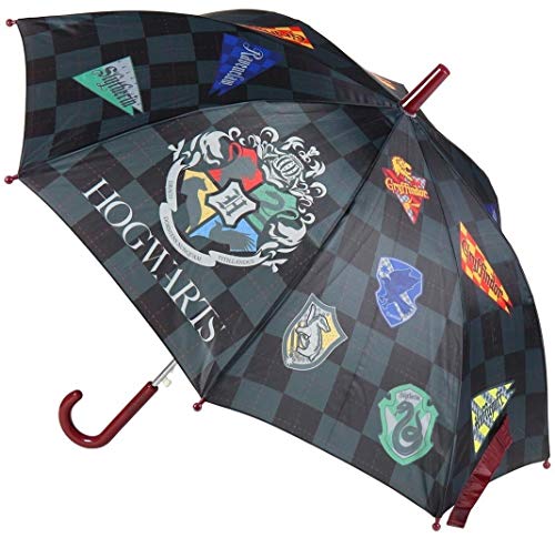 CERDÁ LIFE'S LITTLE MOMENTS- Paraguas Automático Infantil Harry Potter - Licencia Oficial Warner Bros, Color marrón (2400000538_T45C-C74)