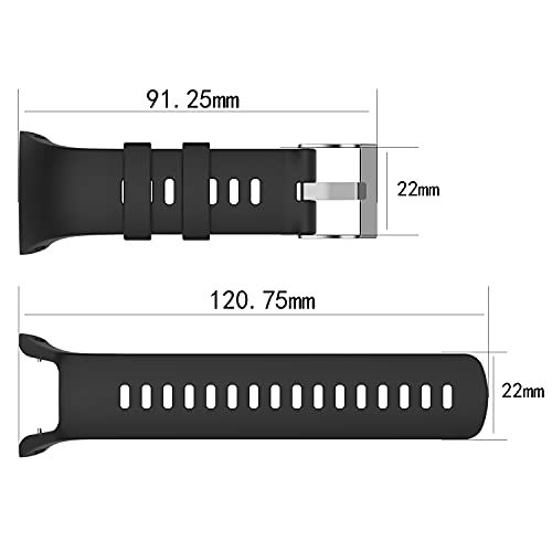 Chainfo Correa de Reloj Reemplazo Compatible con Suunto Spartan Trainer Wrist HR, la Correa de Reloj Watch Band Accessorios (Pattern 5)