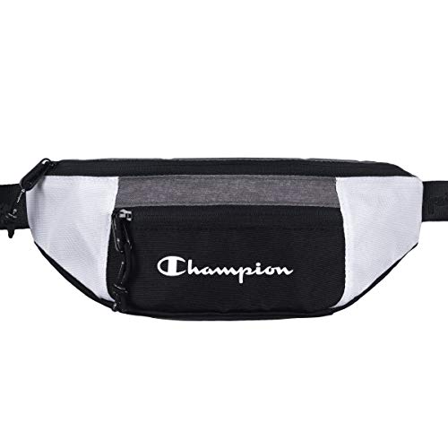 Champion Unisex Belt Bag Belt Bag 804883, Color:Grau (ngam)/nbk (Schwarz)/Wht (weiß)
