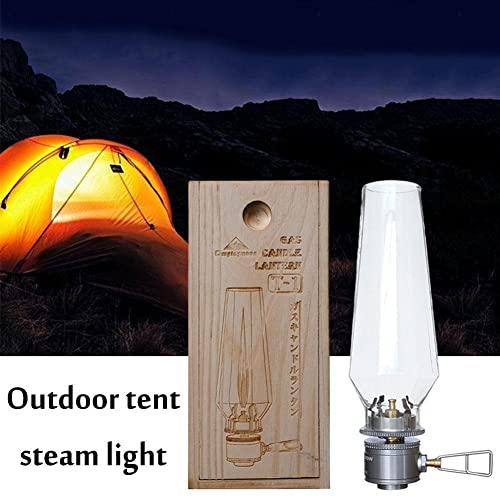 CHENXIAO Linterna de camping, lámpara de luz de gas butano, para cortes de energía, emergencia en el hogar, camping, accesorios imprescindibles para acampar