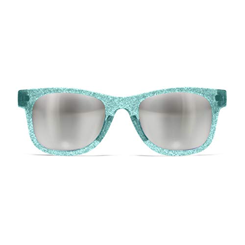 Chicco - Gafas de Sol Infantiles Para Niños De 2 años, Con Montura flexible y Lentes Anti Arañazos, Color Azul Transparente