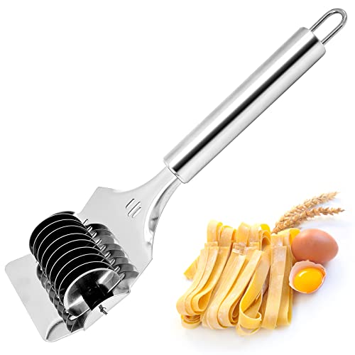 Cisolen Cortador de pasta de acero inoxidable, herramienta para cocina, hotel, tienda de pasta, hacer espaguetis hechos a mano