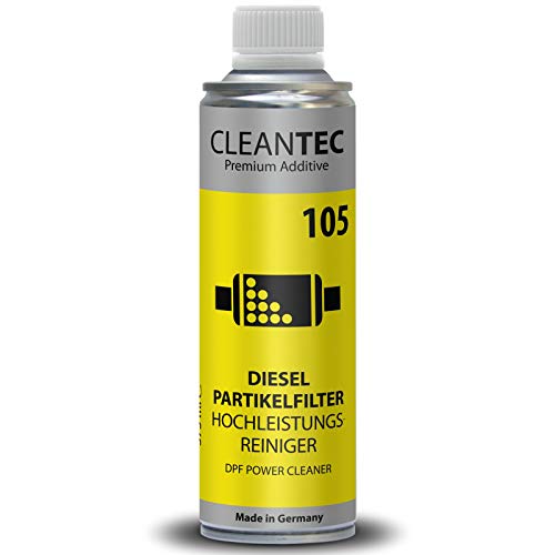 CleanTEC DPF Power Clean - Limpiador de alto rendimiento para filtro de partículas diésel 375 ml 105