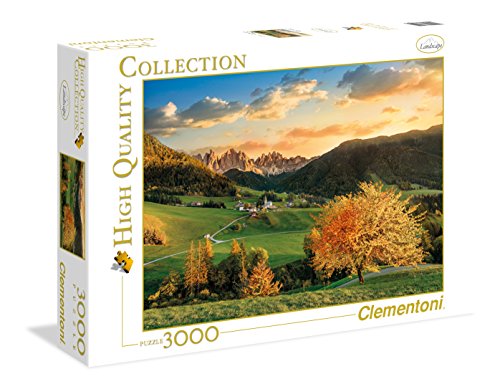 Clementoni - Puzzle 3000 piezas paisaje Los Alpes, puzzle adulto (33545)