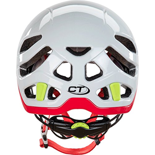 Climbing Technology Orion Helmet Light Grey/Red 2016 - Casco de Escalada, Primavera/Verano, Color Blanco - Blanco, tamaño S/M (50-60 cm)
