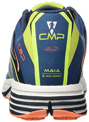 CMP – F.lli Campagnolo Maia Shoes, Zapatillas de Trail Running Hombre, Plutone Energy 15ne Multicolor, 39 EU
