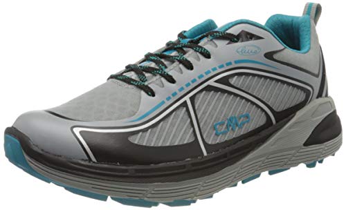 CMP – F.lli Campagnolo Nashira Maxi Shoe, Zapatillas de Trail Running Hombre, Gris Cemento Nero 75ue, 40 EU
