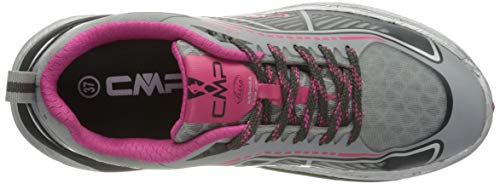 CMP – F.lli Campagnolo Nashira Maxi Wmn Shoe, Zapatillas de Trail Running Mujer, Gris Cemento Antracite 74ue, 38 EU