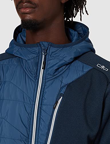 CMP Hybrid Padded Jacket with Hood Chaqueta, Blue Ink, 52 para Hombre
