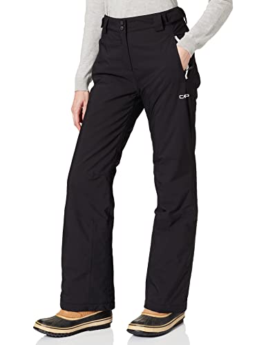CMP Pantalones de esquí, Mujer, Negro, 40
