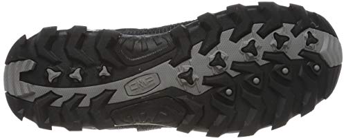 CMP Rigel Low Trekking Shoes WP, Zapatillas de Senderismo Hombre, Black-Grey, 43 EU