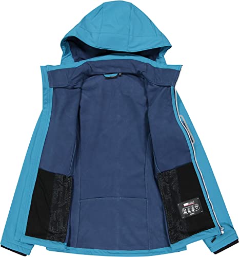 CMP Windproof and Waterproof Softshell Jacket WP 7,000 Chaqueta Shell, Lake, 42 para Mujer