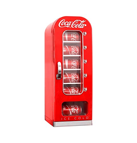 Coca Cola CVF18 Frigorífico expendedor, Estilo Retro, 10 latas