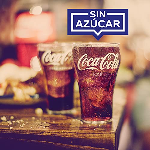 Coca-Cola Light - Refresco de cola sin azúcar, sin calorías - Pack 24 latas 330 ml