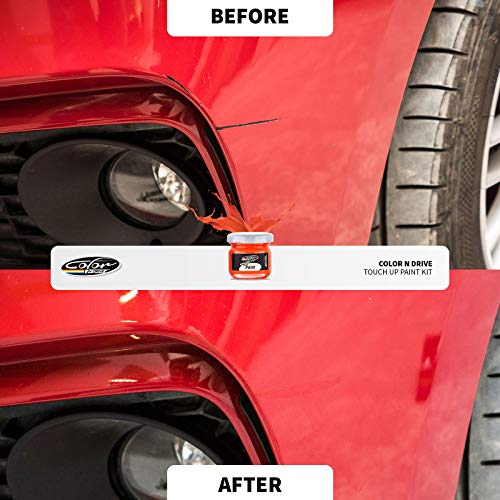 Color N Drive for Hyundai Automotive Touch Up Paint | PSW - Polar White | Paint Scratch Repair, Exact Match Guarantee - Basic