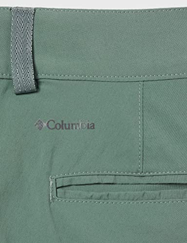 Columbia Firwood Camp Pantalones Cortos, Mujer, Verde (Pond), EE.UU.: W2 UK Talla: W6/L6