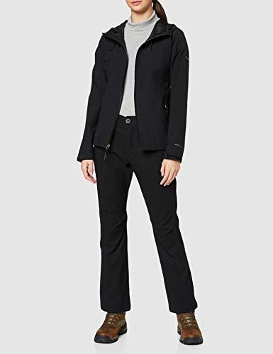 Columbia Firwood, Chaqueta impermeable, Mujer, Negro, S