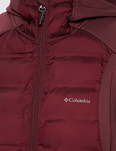 Columbia Out-Shield Chaqueta polar con capucha y media cremallera para mujer